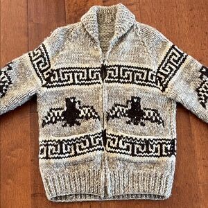 Cowichan Sweater VTG 80’s Genuine Classic Eagle Mens Mediun